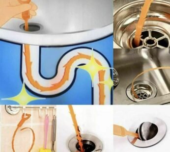 Sink, Bath, Shower Snake U-Bend Drain Unblocker Cleaner: Hair Remover, Clog Remover