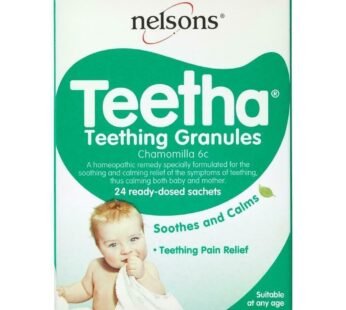 Nelsons Baby Teetha Teething Granules: 24 Ready-Dosed Sachets, Homeopathic Remedy