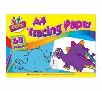 Tracing Paper Pad for Art & Crafts, Copying & Drawing [A4 Size, 60 Sheets]