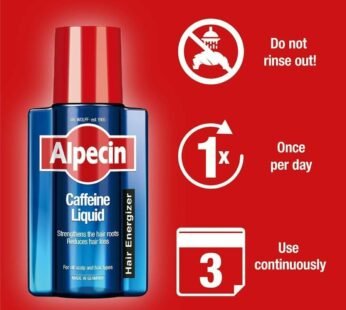 Alpecin Caffeine Liquid: Strengthens the Hair Roots and Reduces Hair Loss, 200ml