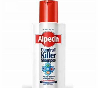 Alpecin Dandruff Killer Shampoo: Treats Yeast, Fungi, and Bacteria on the Scalp for Hair Care, 250ml