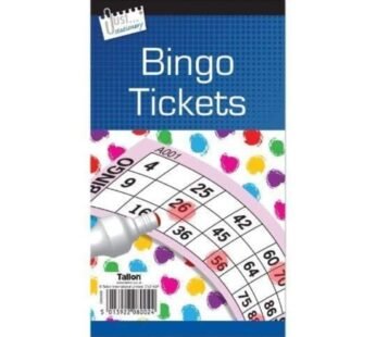 3x Tallon Games Jumbo Bingo Tickets