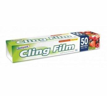 Sealapack Cling Film: 30cm x 50 Meters, Food Wrapping that Locks in Freshness with Easy Tear