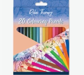 20 High-Quality Premium Coloring Pencils | Relax Therapy