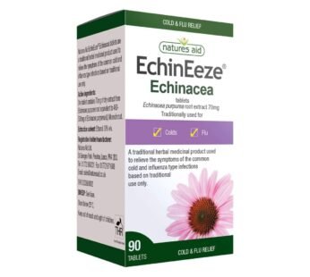 Natures Aid EchinEeze Echinacea: Relief of Common Cold Symptoms, Vegan Tablets (90 Count)