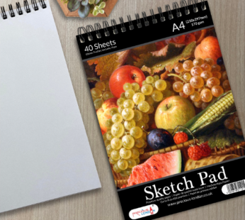 Professional Drawing Sketchbook: Fruits Theme