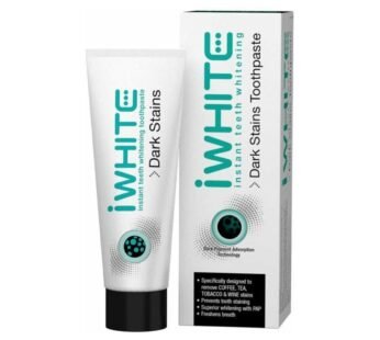 iWhite Instant Teeth Whitening Toothpaste: Active Whitening for Dark Stains, 75ml