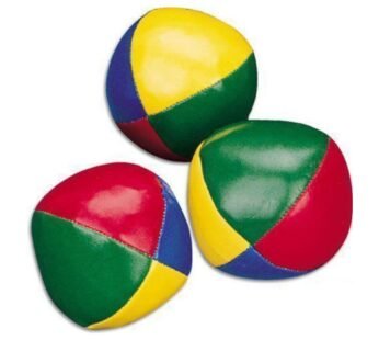 Pack of 3 Colored Juggling Balls: Circus Clown Learn to Juggle Circus Toys