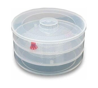 2-Tier Sprouter Tray Seed Germinator Bowl with Lid: BPA Free Sprouts Maker