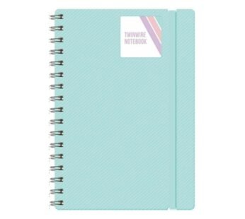 A5 Green PVC Spiral Cover Notebook: Versatile Writing Tool