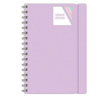 A4 Purple PVC Spiral Cover Notebook: Versatile Writing Companion