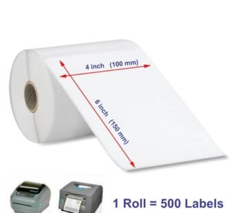 4″ x 6″ Thermal Printer Labels: Waterproof, Oil-Proof, and Compatible with Leading Couriers