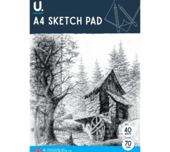 A4 Sketch Pad For Artist Sketching Doodling Art Work 80 Pages 70 GSM Paper