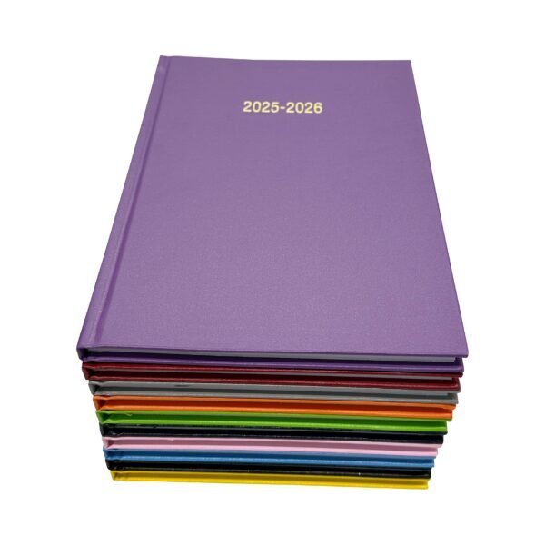 Academic Diary 2025-2026 School Year A5 Week to view Hardback For School Office - Image 2